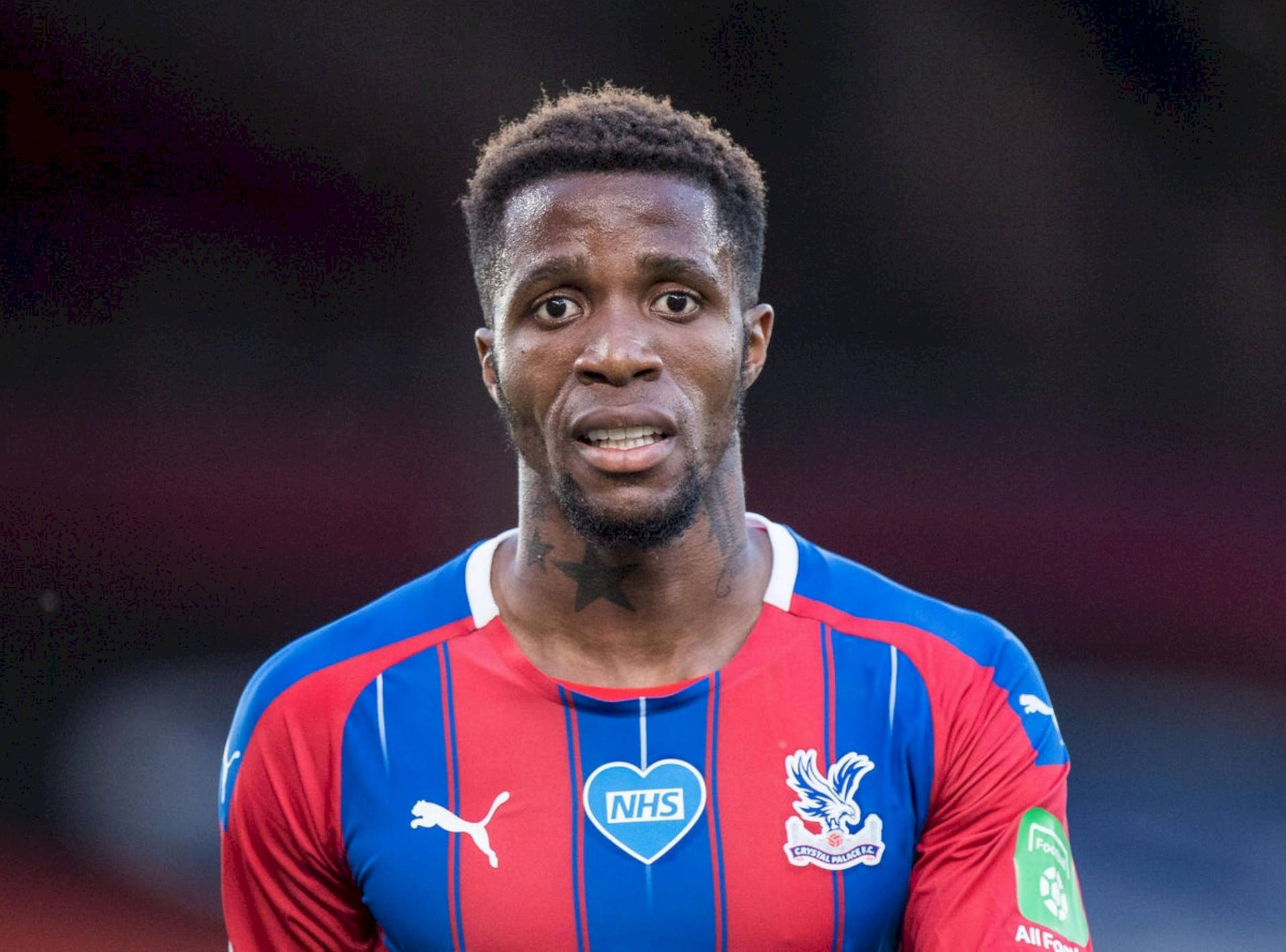 Sweaty Wilfried Zaha Background