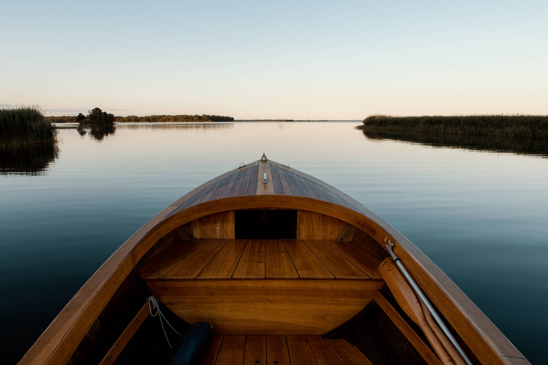 Sweden Duno Boat Perspective Background