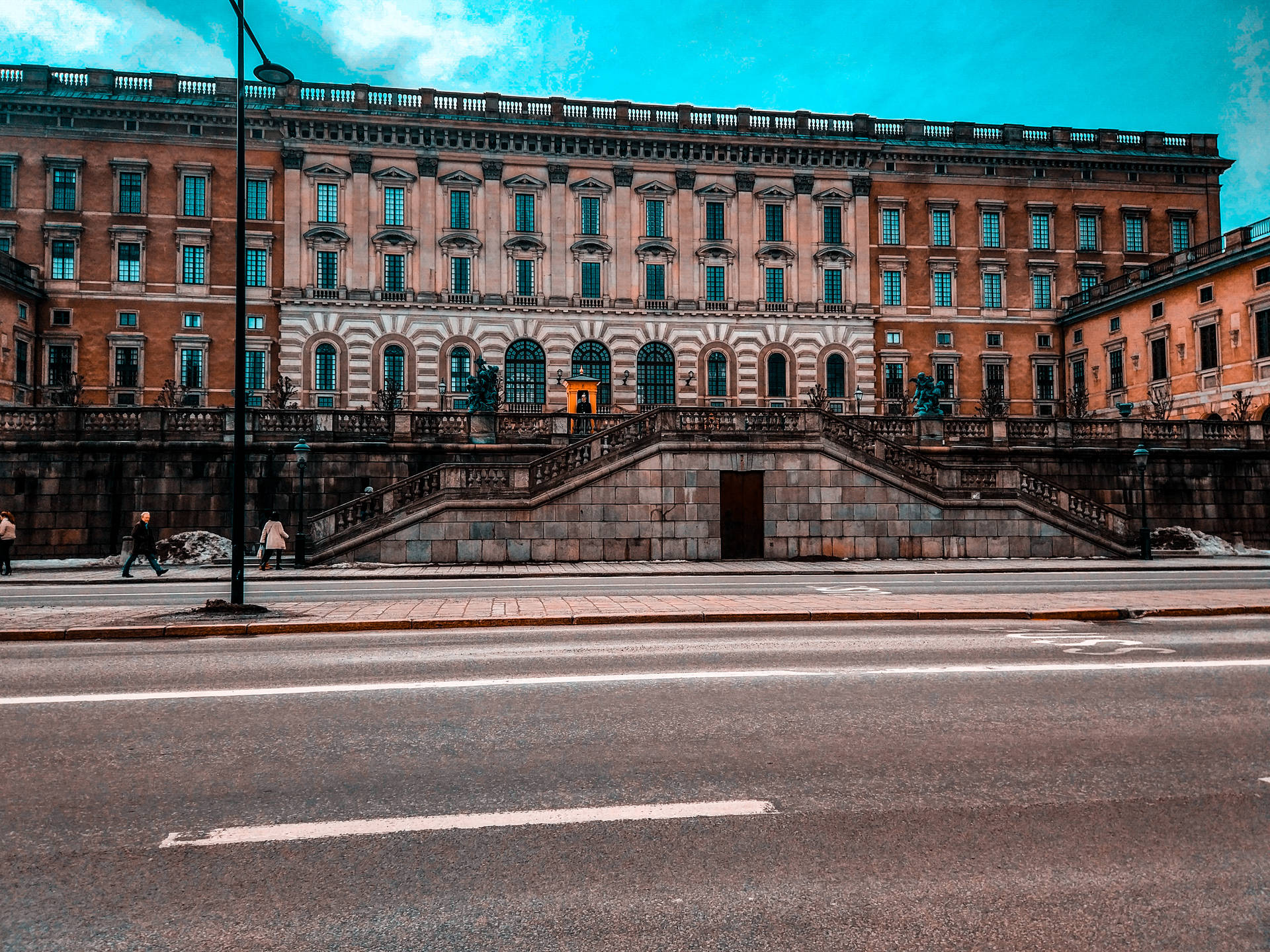 Sweden The Royale Palace Background