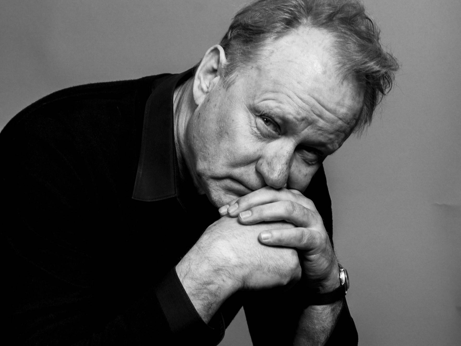 Swedish Actor Stellan Skarsgard During The Independent Photoshoot Background