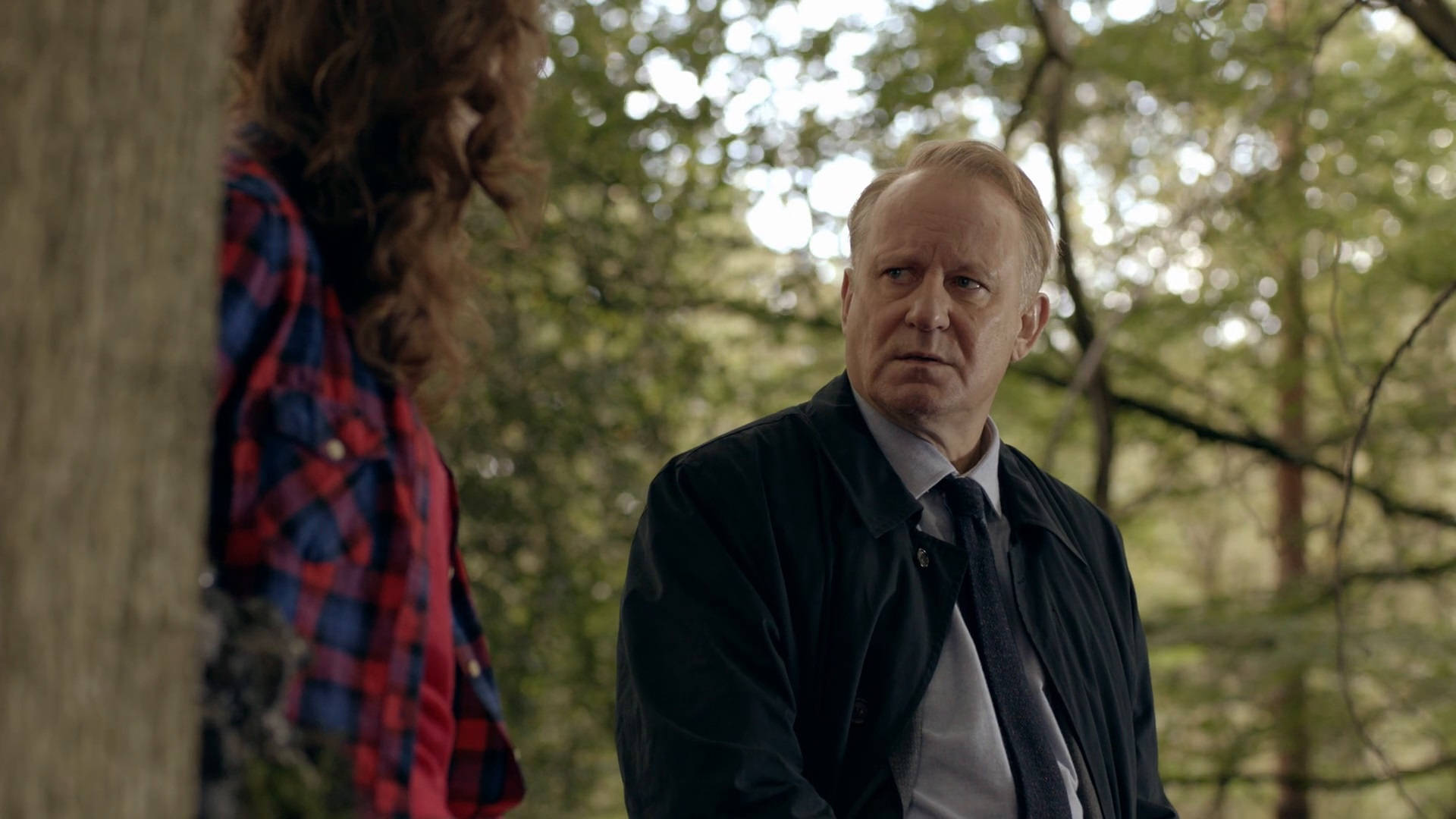 Swedish Actor Stellan Skarsgard In Tv Series 'river' Background