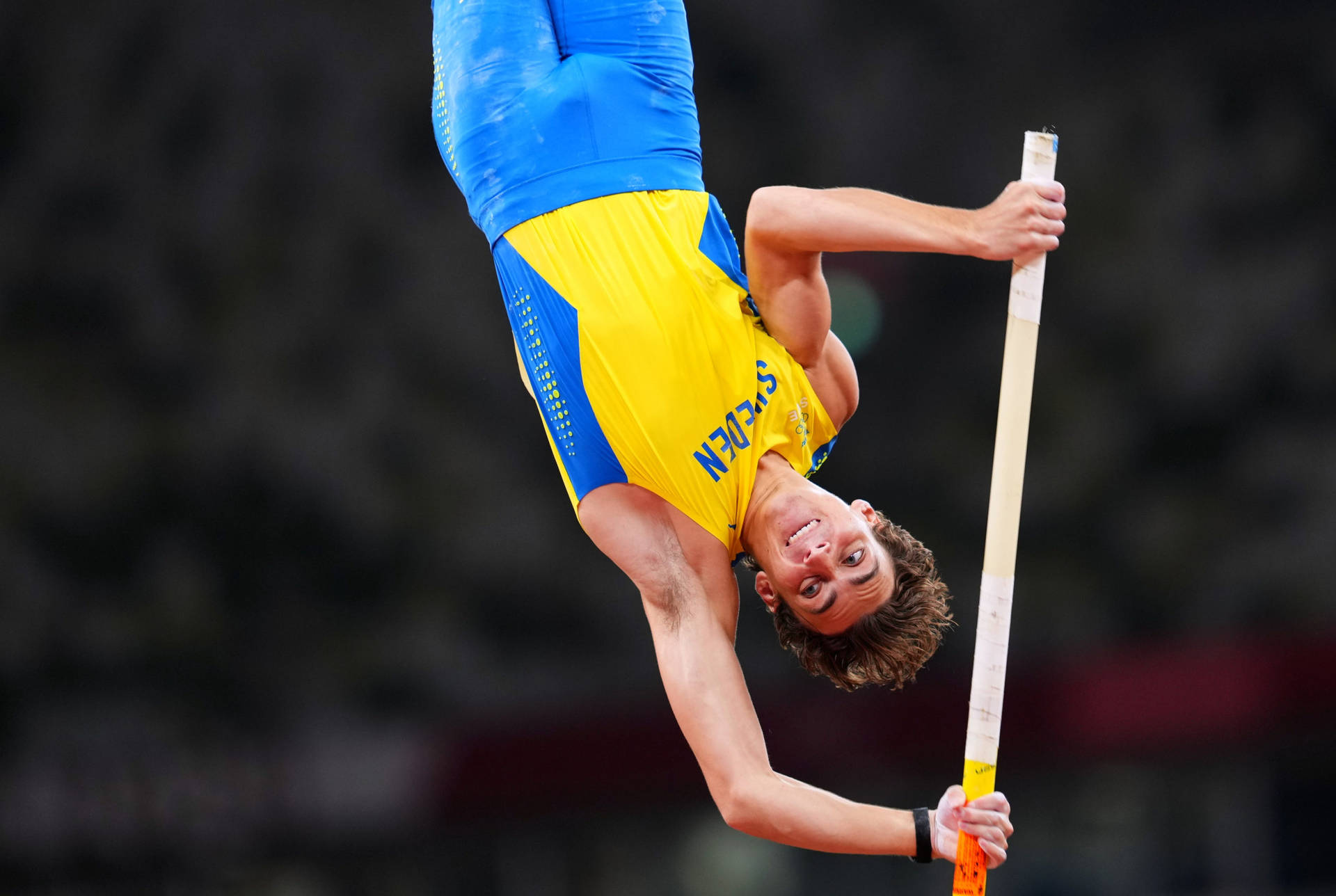 Swedish American Armand Duplantis Pole Vault Jump