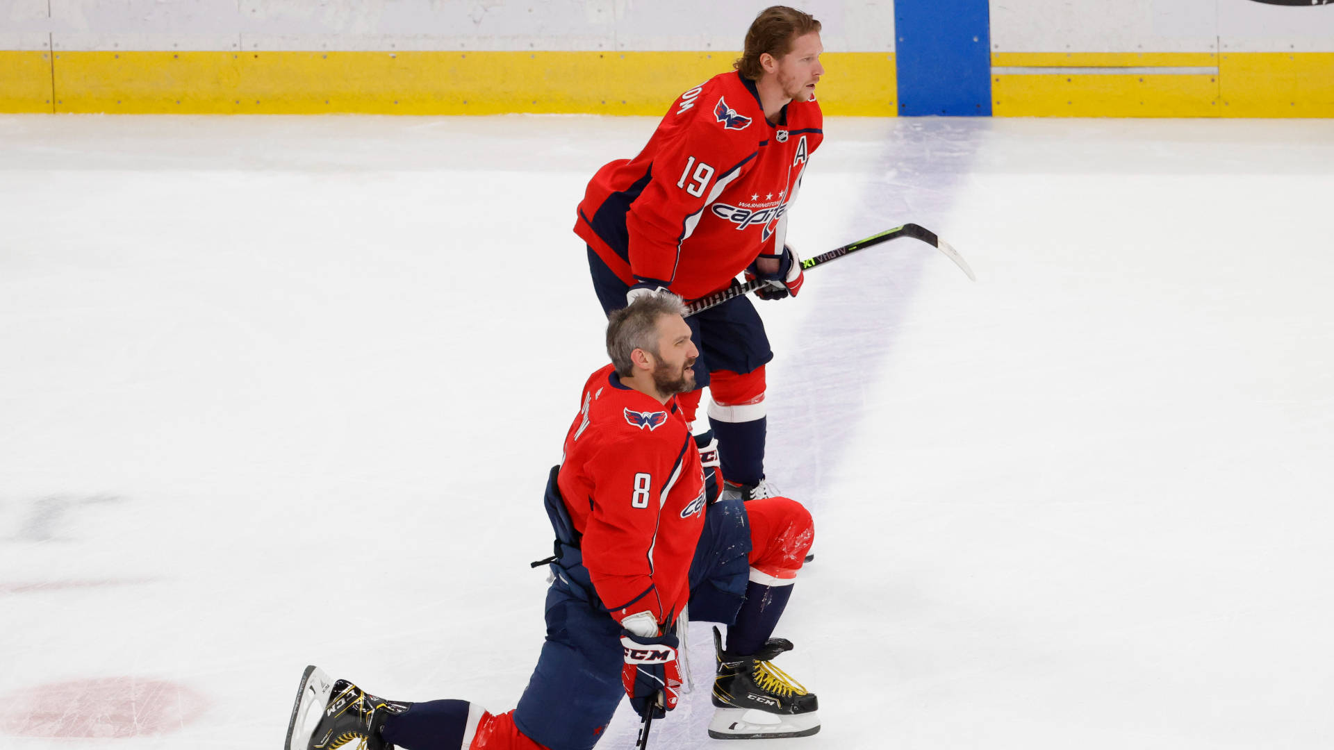 Swedish Athlete Nicklas Backstrom And Alexander Ovechkin Background