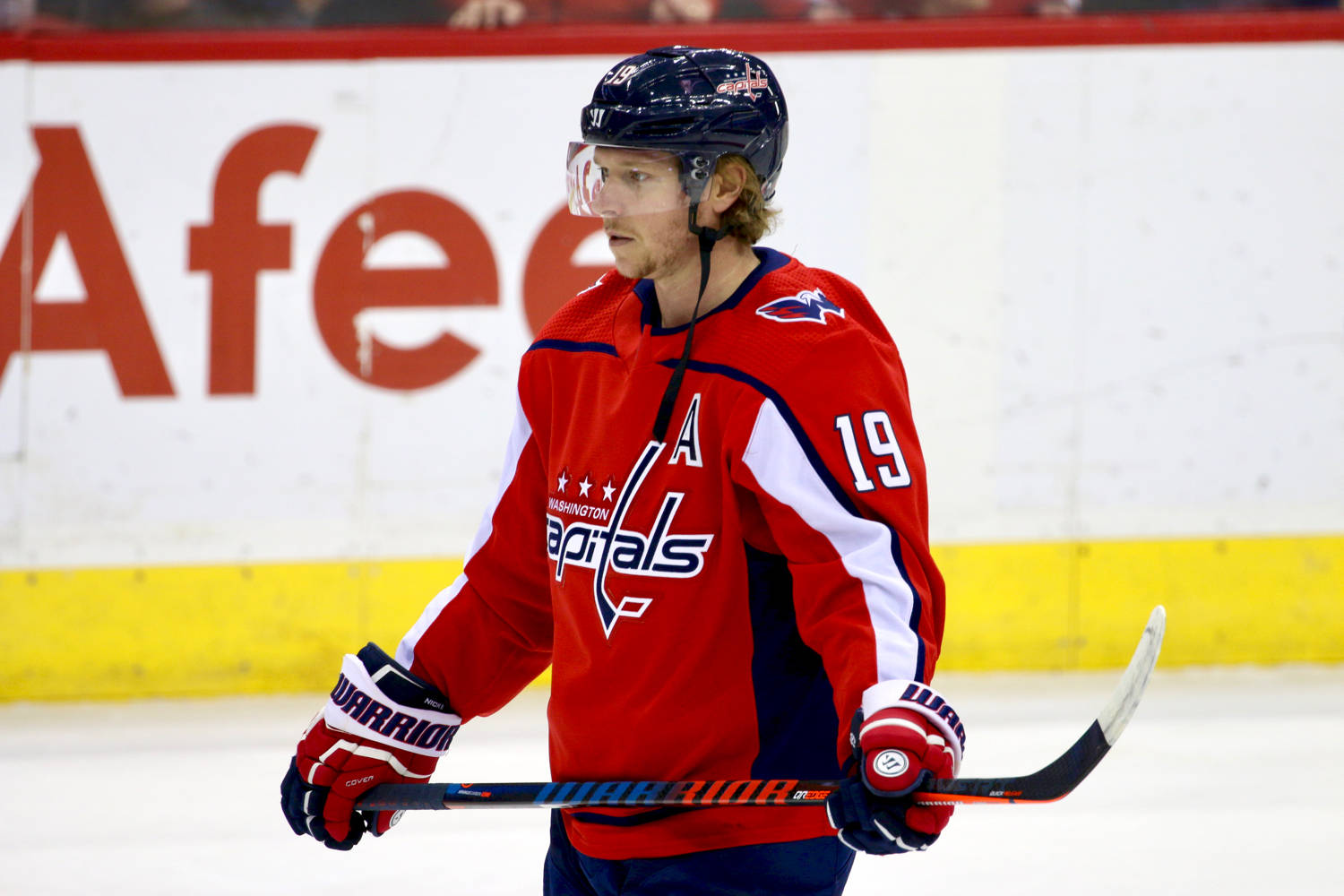 Swedish Athlete Nicklas Backstrom Carolina Hurricanes 2019 Playoffs Background