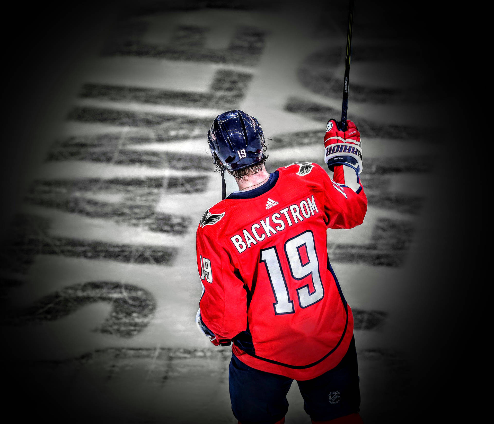 Swedish Athlete Nicklas Backstrom Jersey 19 Background