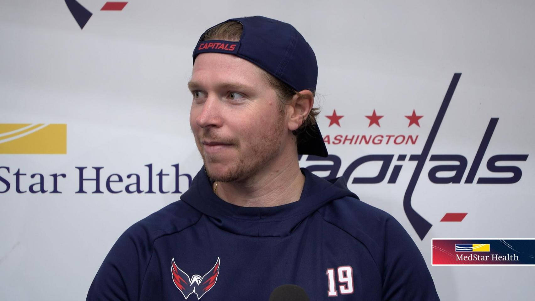 Swedish Ice Hockey Player Nicklas Backstrom 2022 Media Interview Background