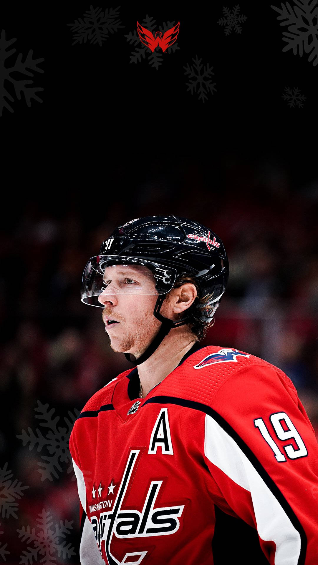 Swedish Ice Hockey Player Nicklas Backstrom Number 19 Background