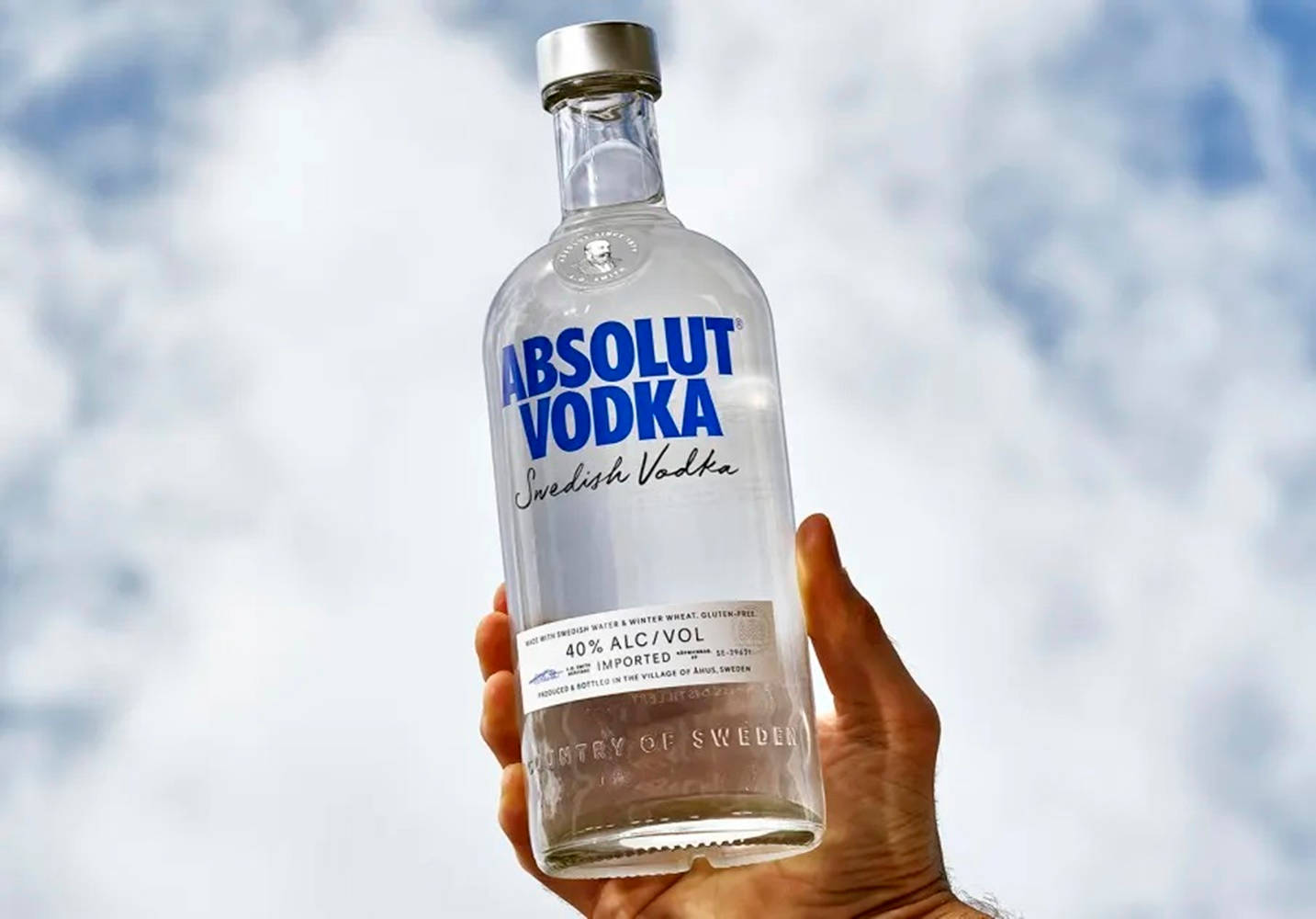 Swedish Vodka Absolut In Sky