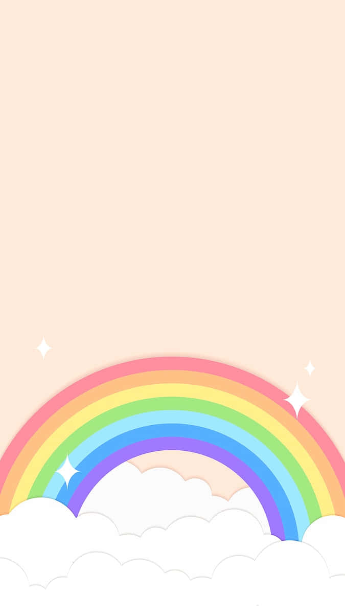 Sweet And Playful Pastel Rainbows To Brighten Your Day Background