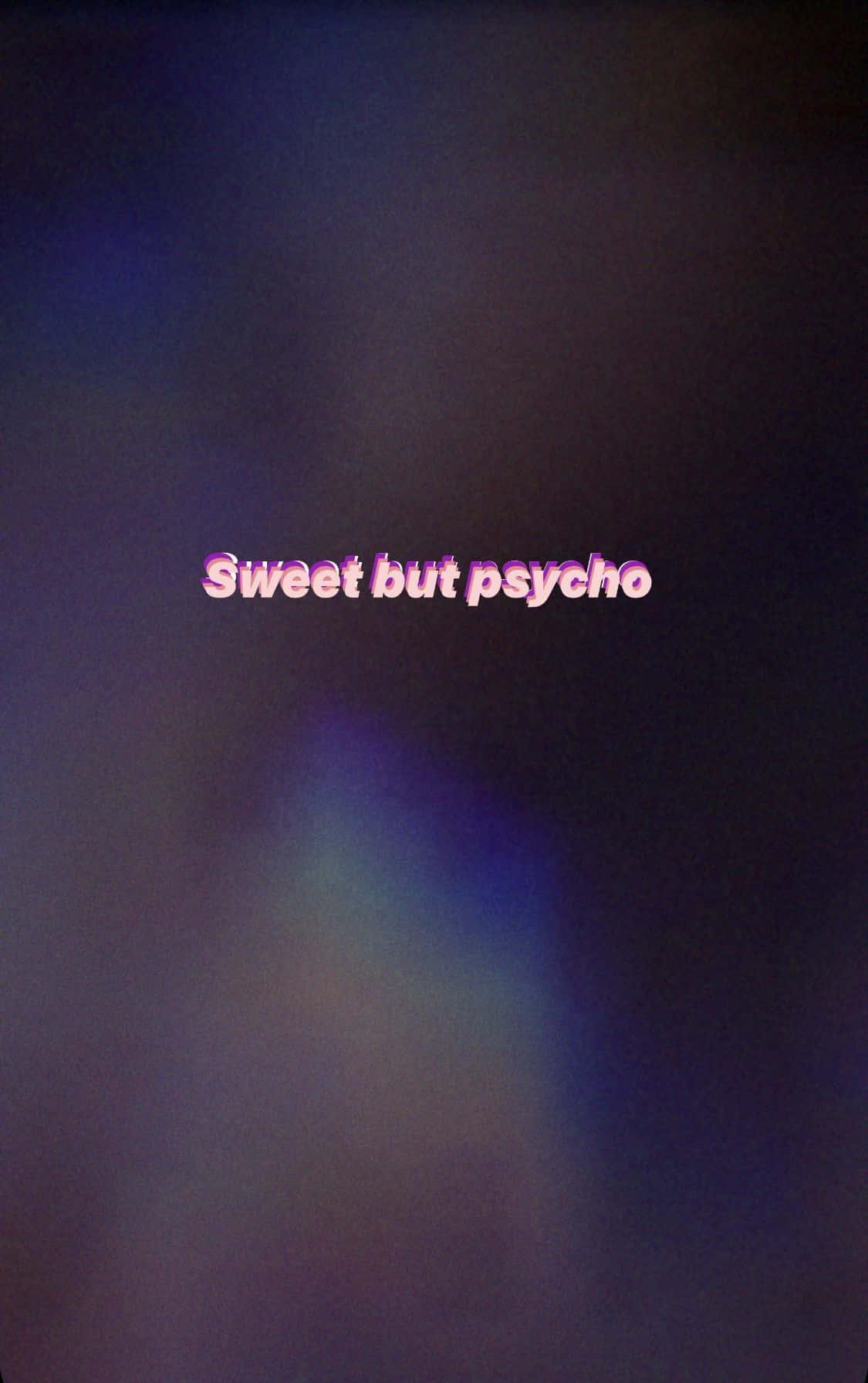 Sweet But Psycho Dark Aesthetic Mood Background