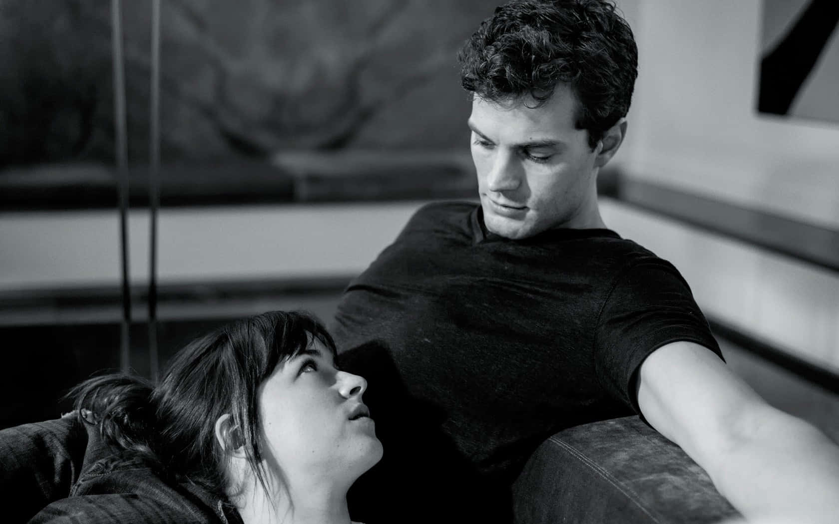 Sweet Couple From Fifty Shades Of Grey Background