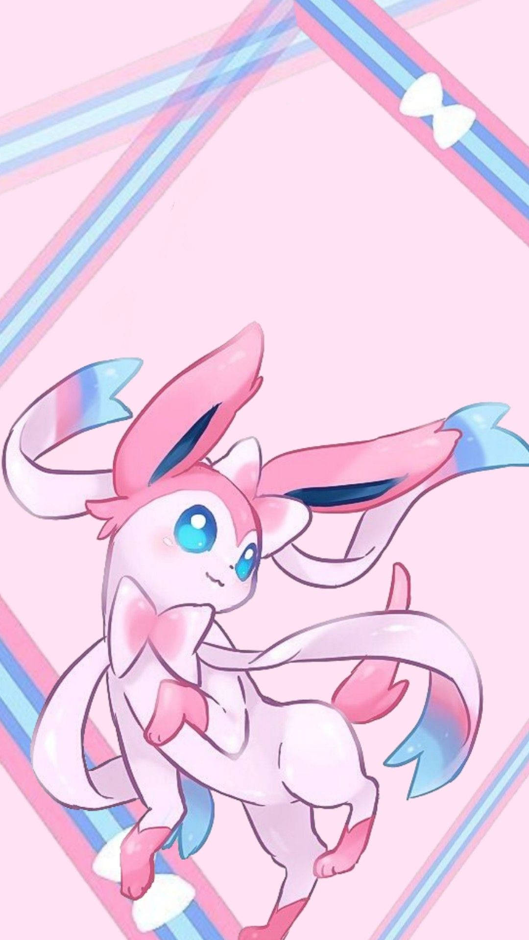 Sweet Cuddles With A Sylveon. Background