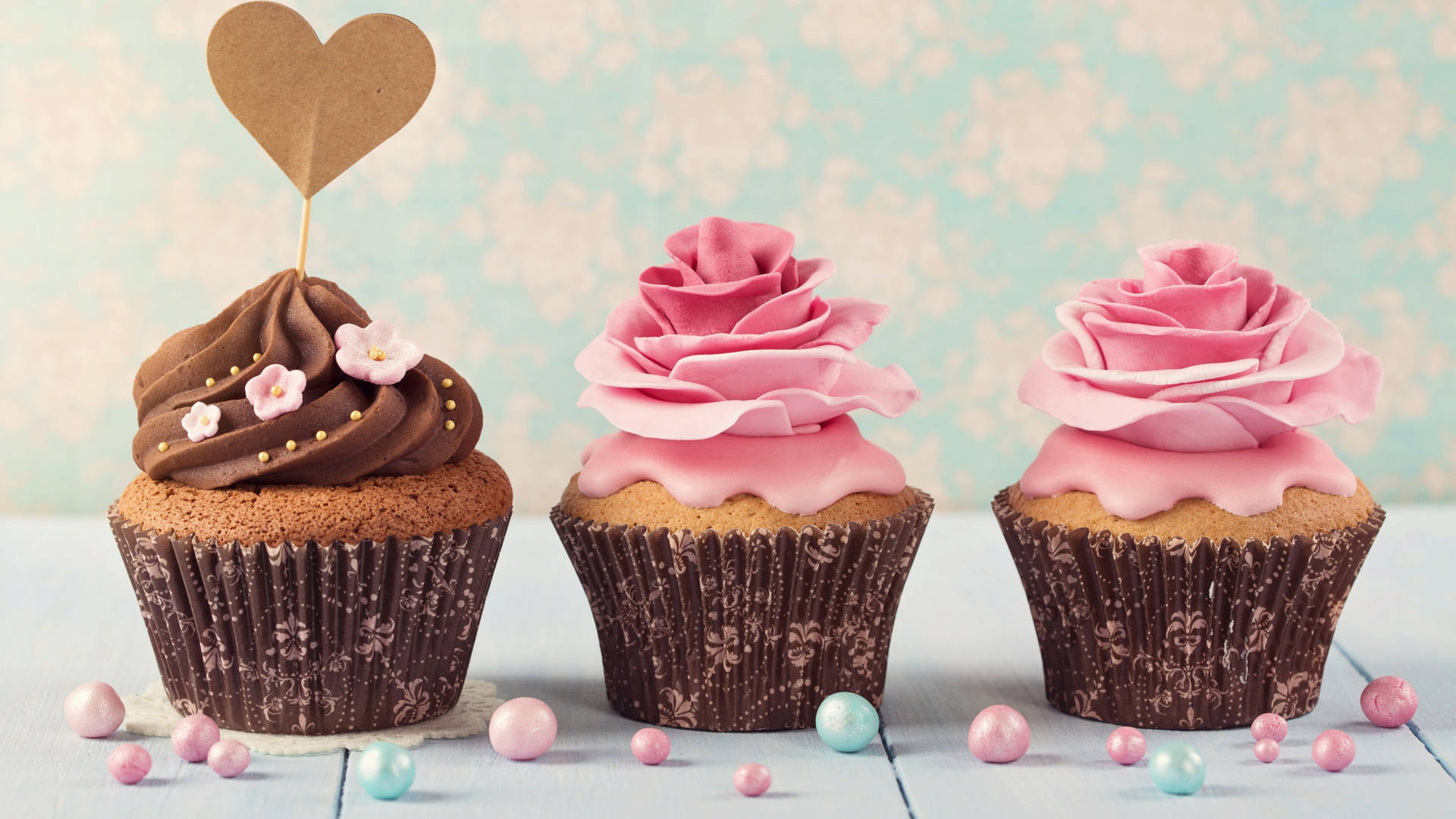 Sweet Cupcakes Full 4k Background