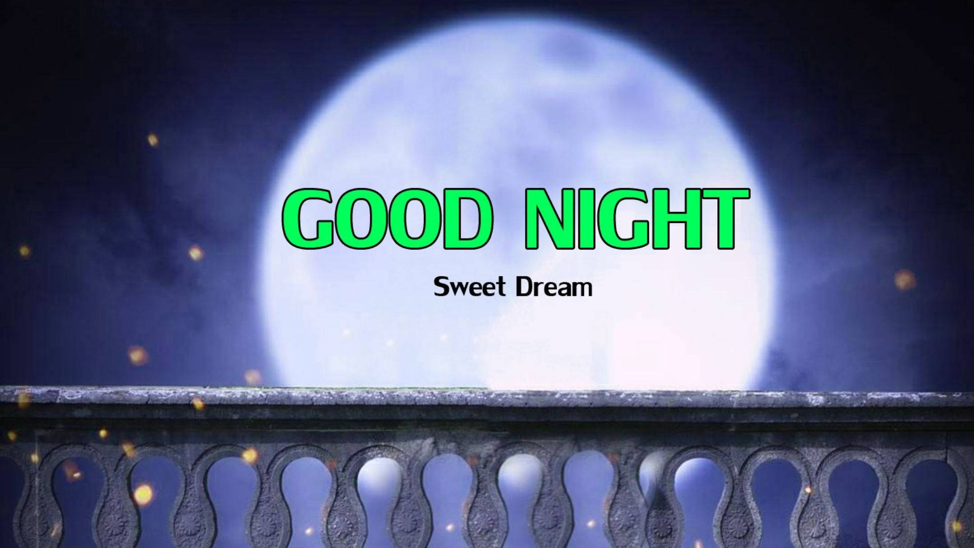 Sweet Dreams On Balcony Background