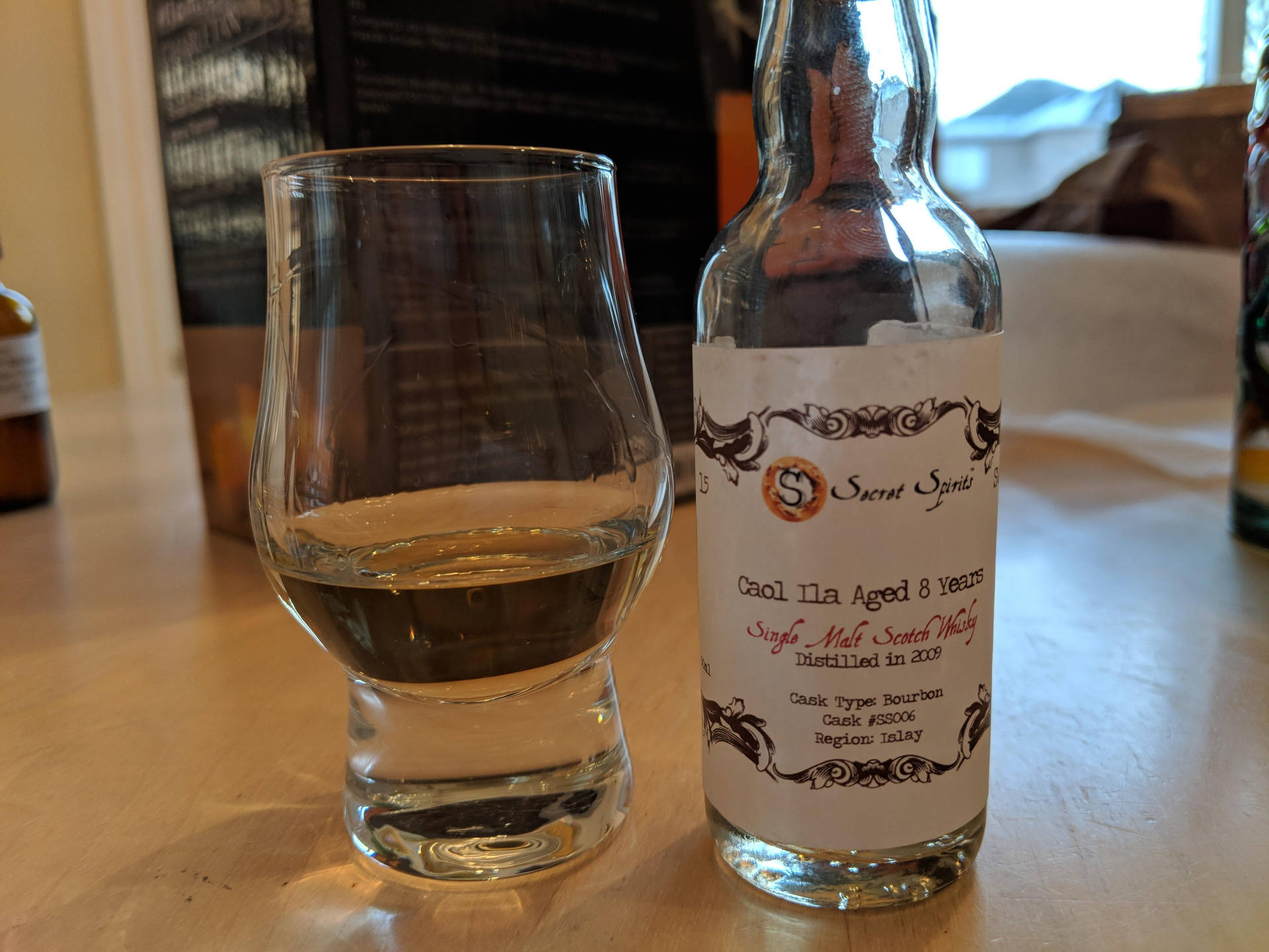 Sweet Fruity Caol Ila Aged 8 Years Background