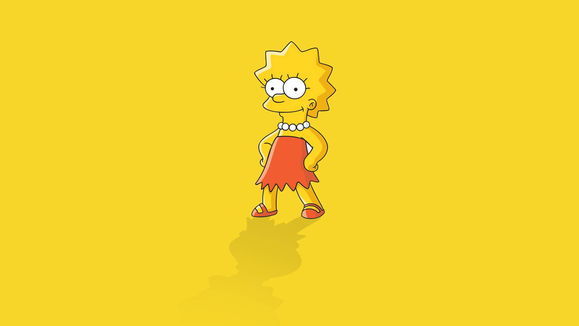 Sweet Lisa Simpsons From The Simpsons Background