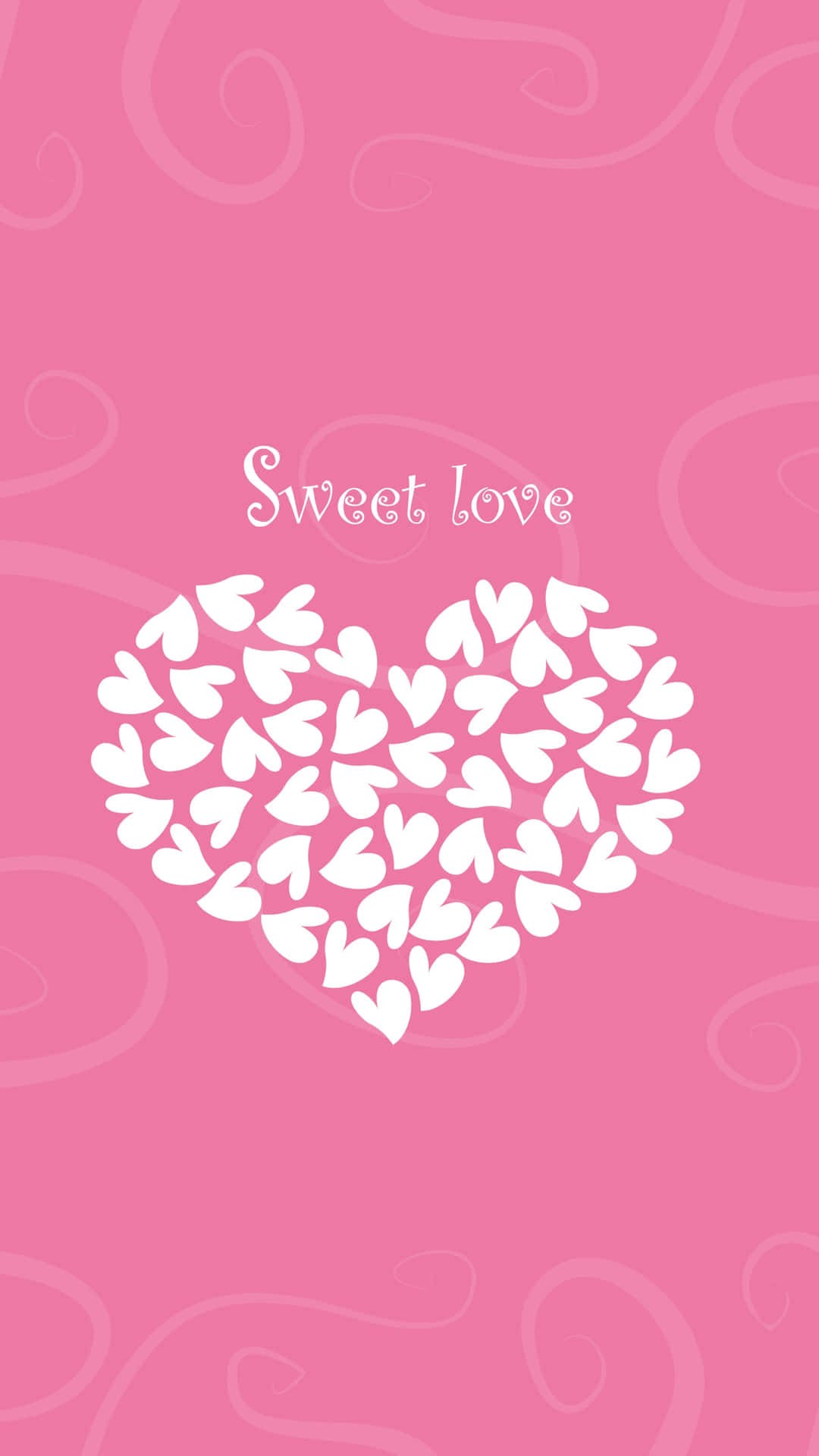 Sweet Love Pink Heart Iphone