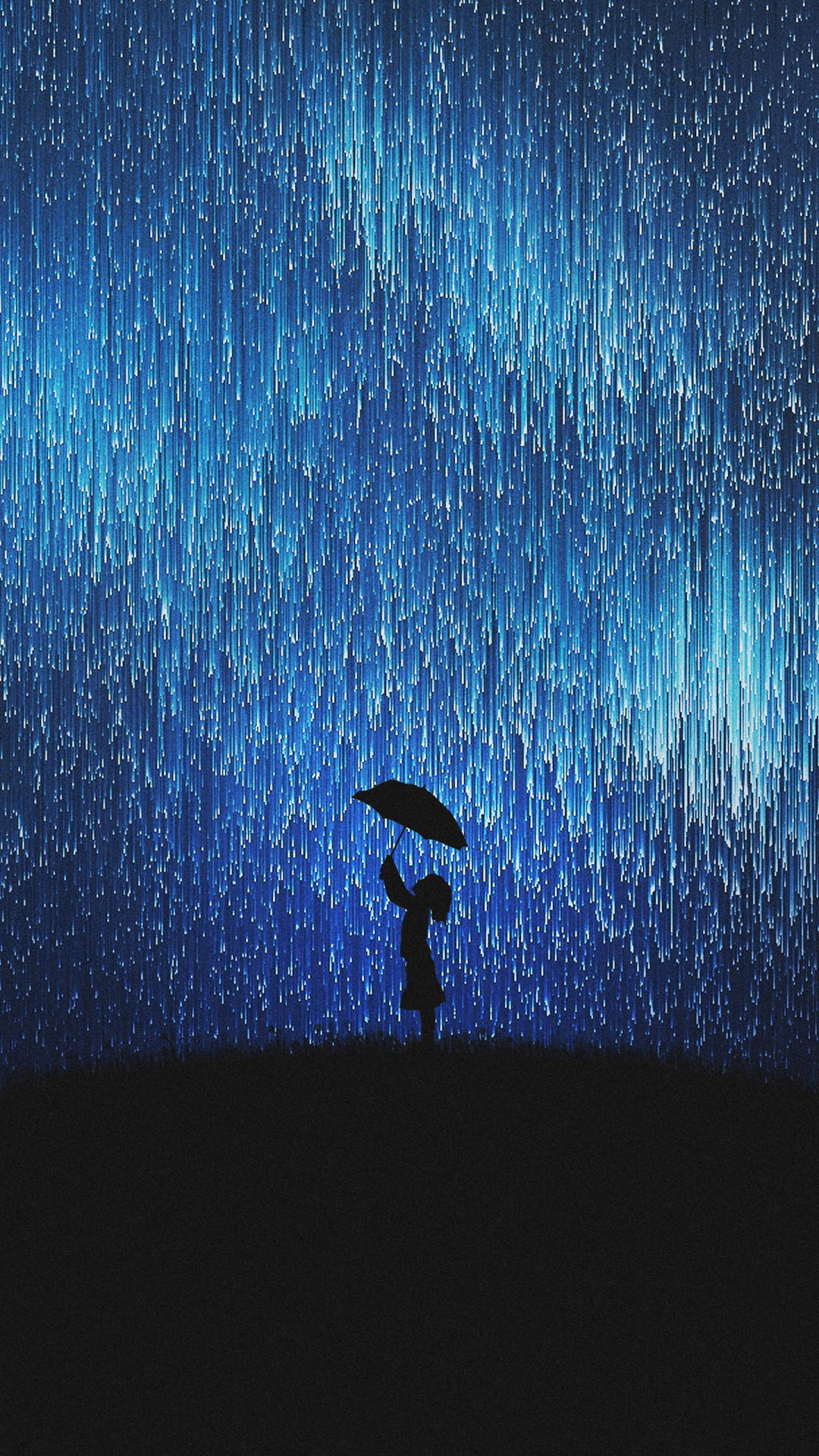 Sweet Meteor Rain Shower Art Background