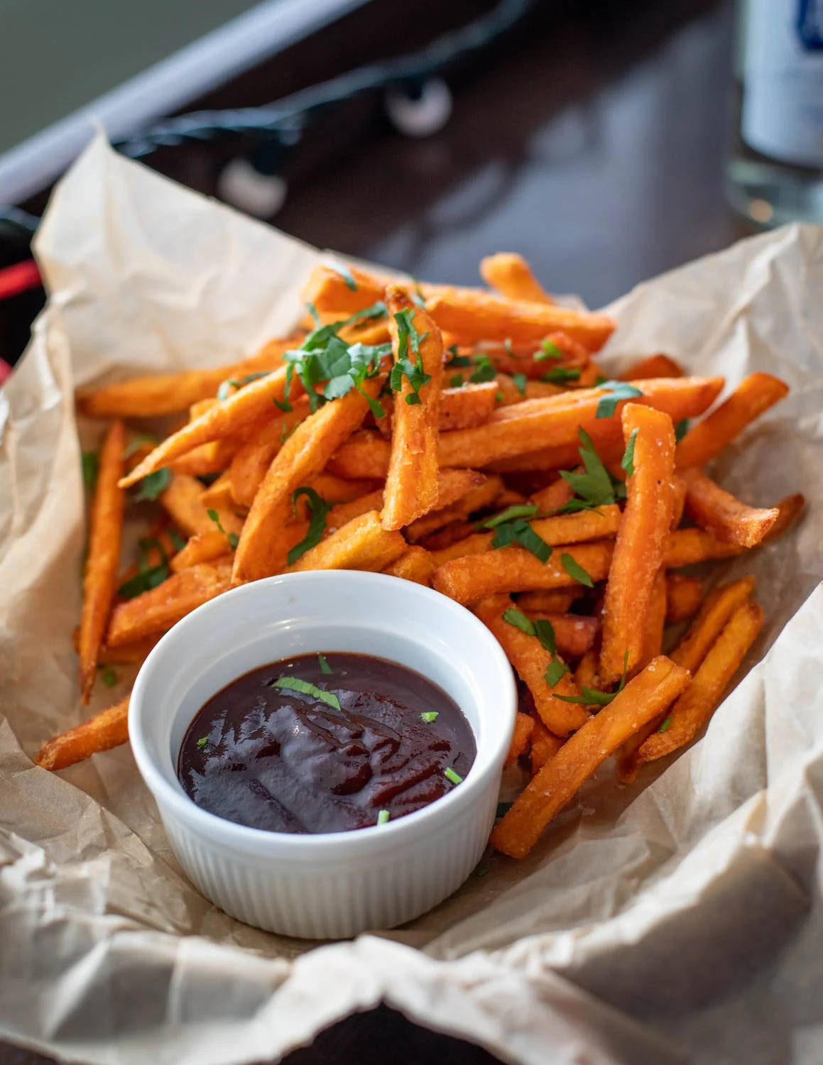 Sweet Potato Fries Background