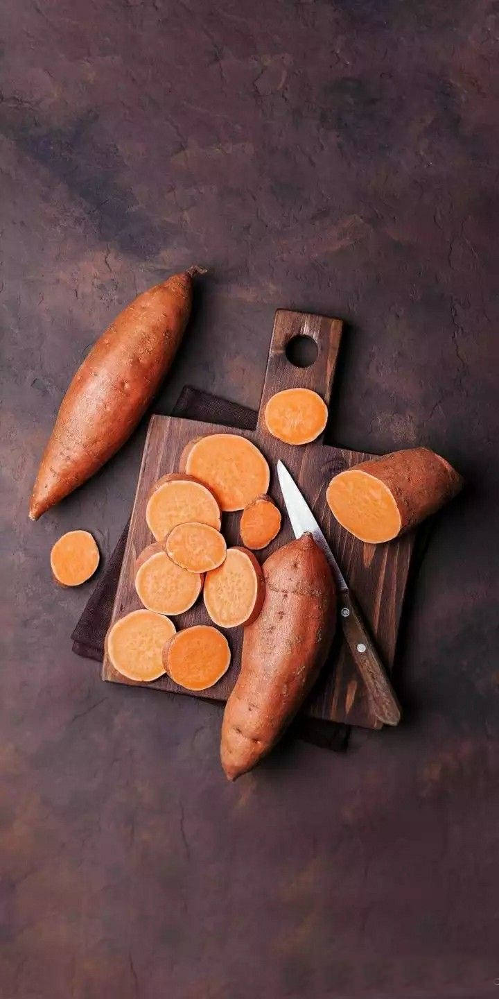 Sweet Potato Knife Background