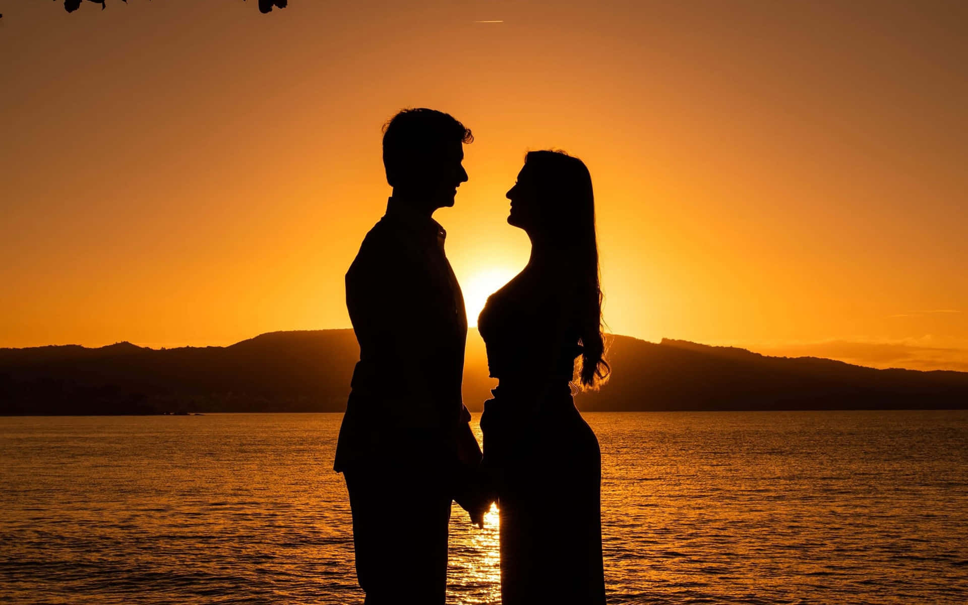 Sweet Sunset Couple