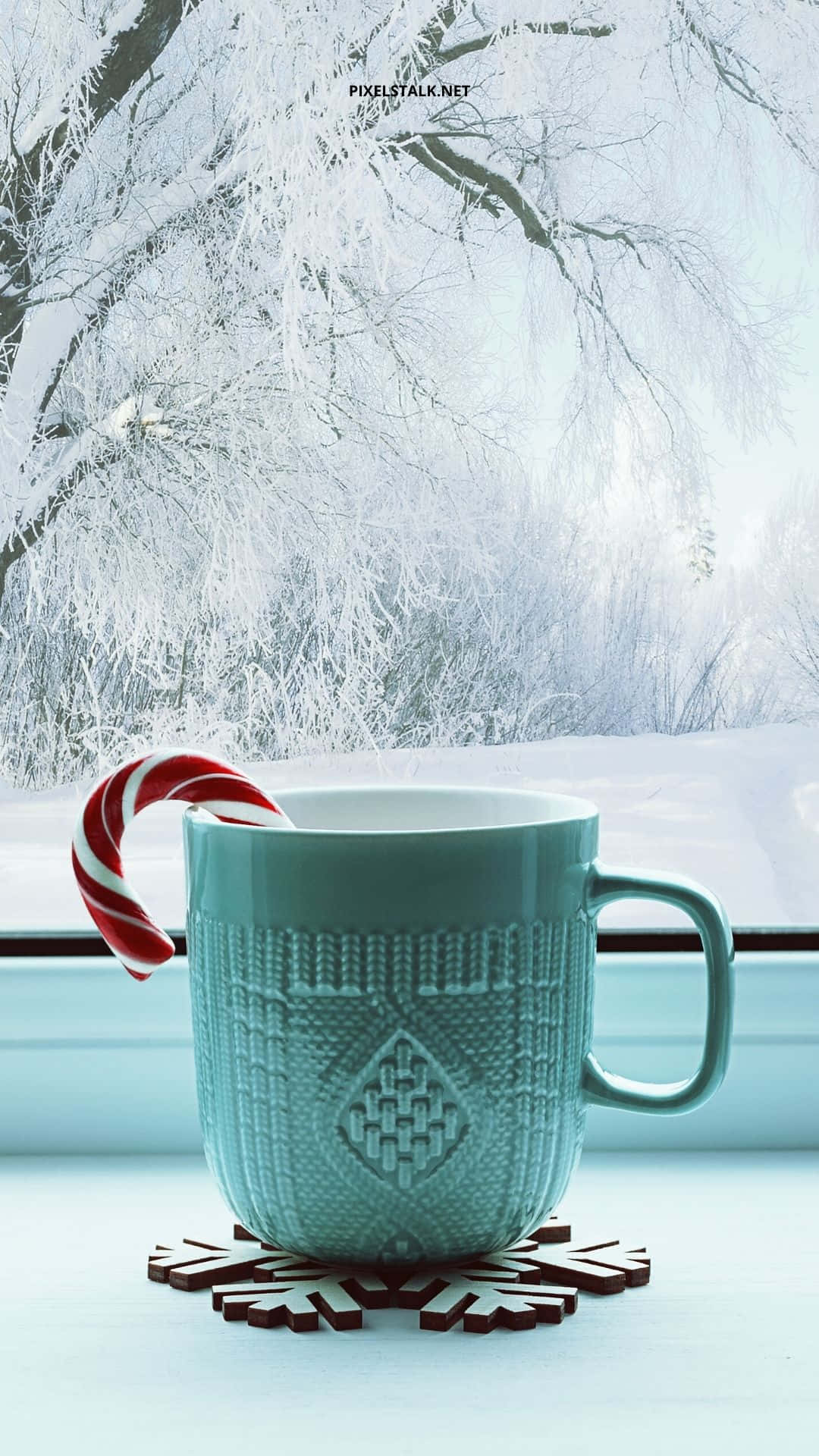 Sweet White Christmas Cozy Winter Aesthetic Photography Background