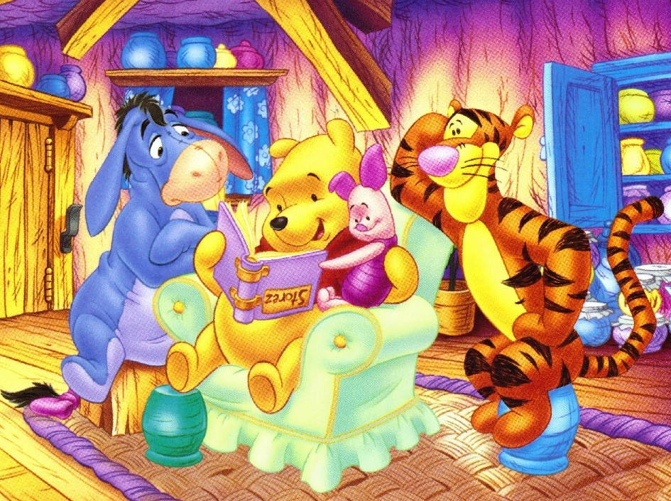 Sweet Winnie The Pooh Iphone Theme Background