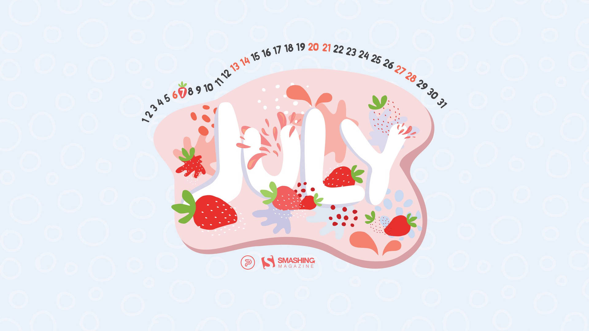 Sweeten Up July With These Delicious Strawberries Background