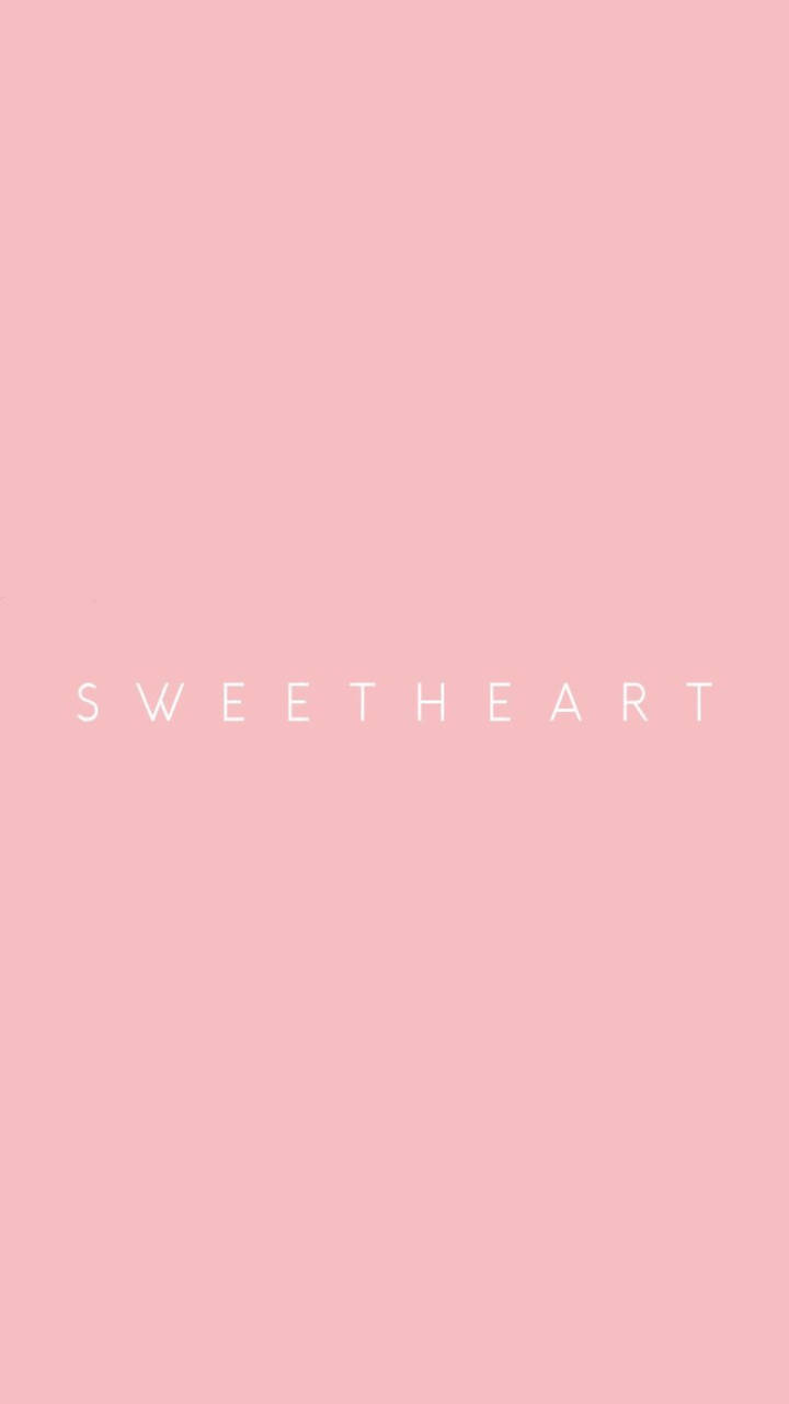 Sweetheart Plain Pink Background