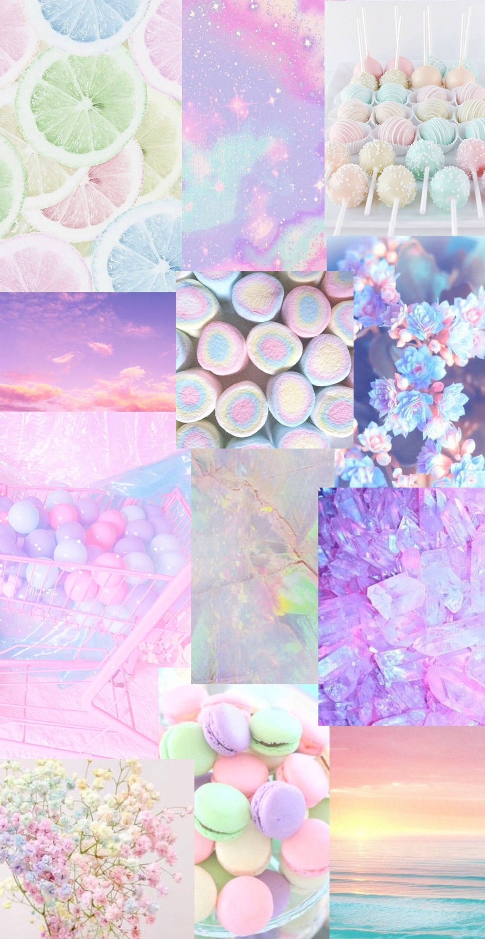 Sweets Pastel Aesthetic Background