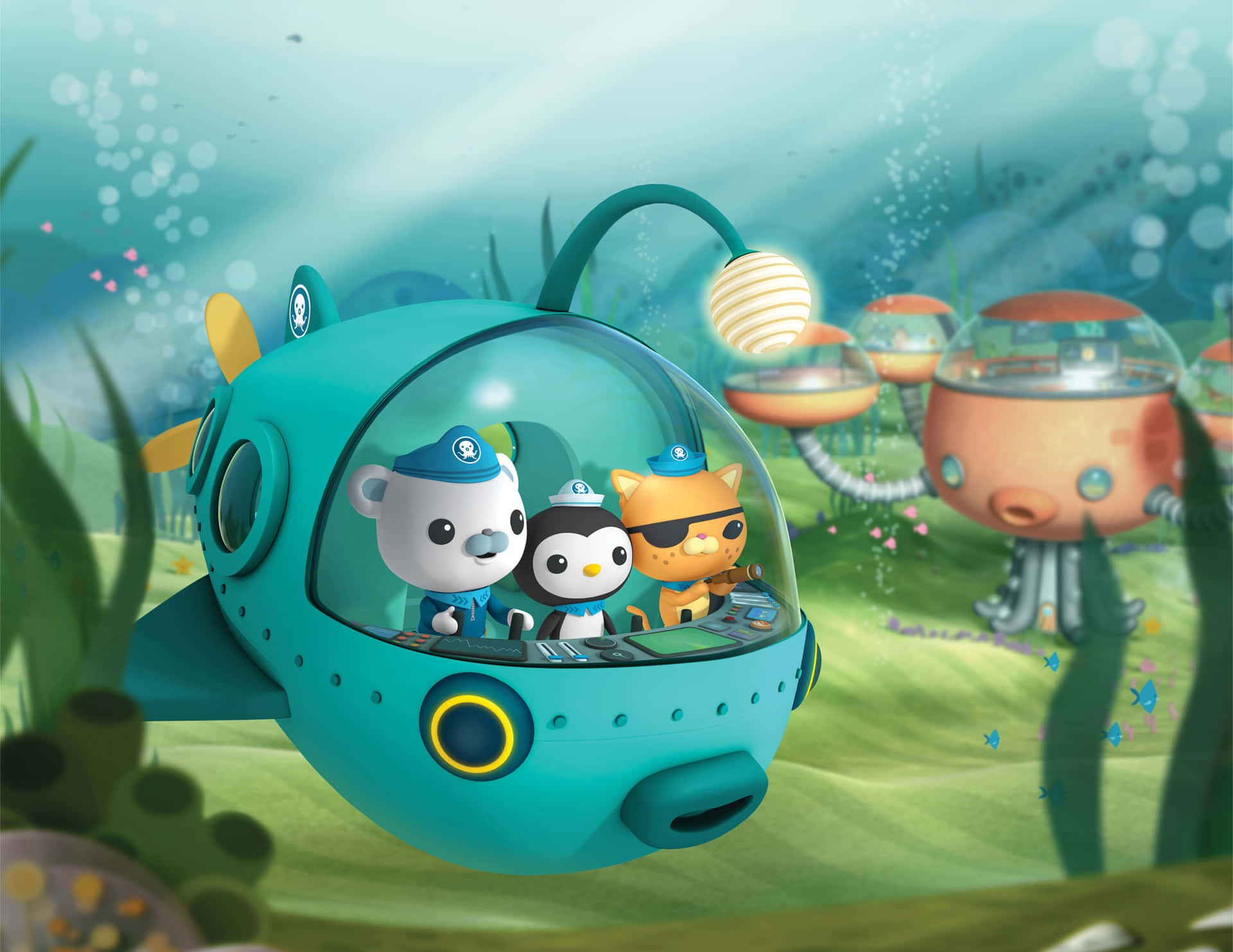 Swim Alongside The Octonauts And Explore The Wonders Of Our Ocean! Background