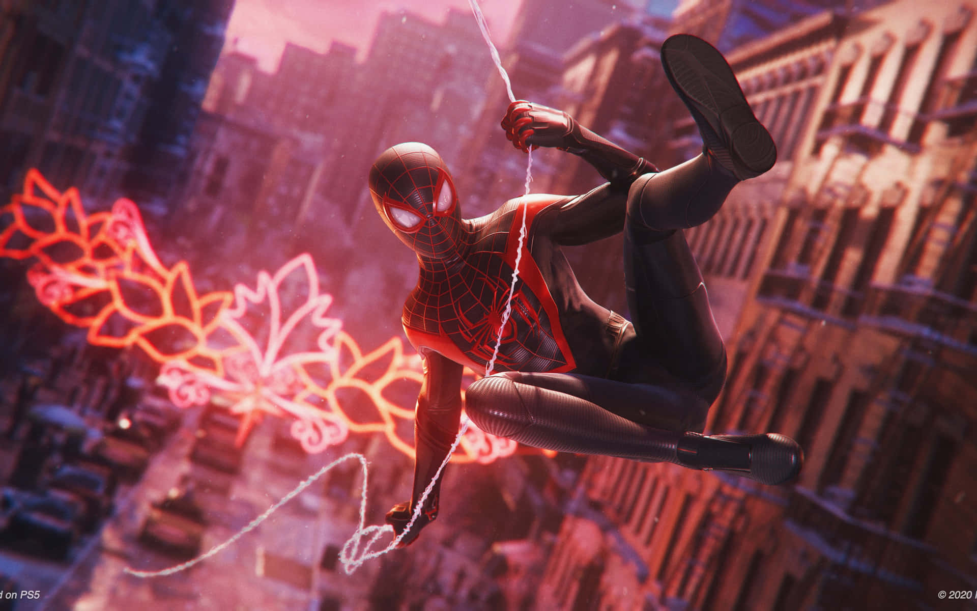 Swinging Spider Man Pfp