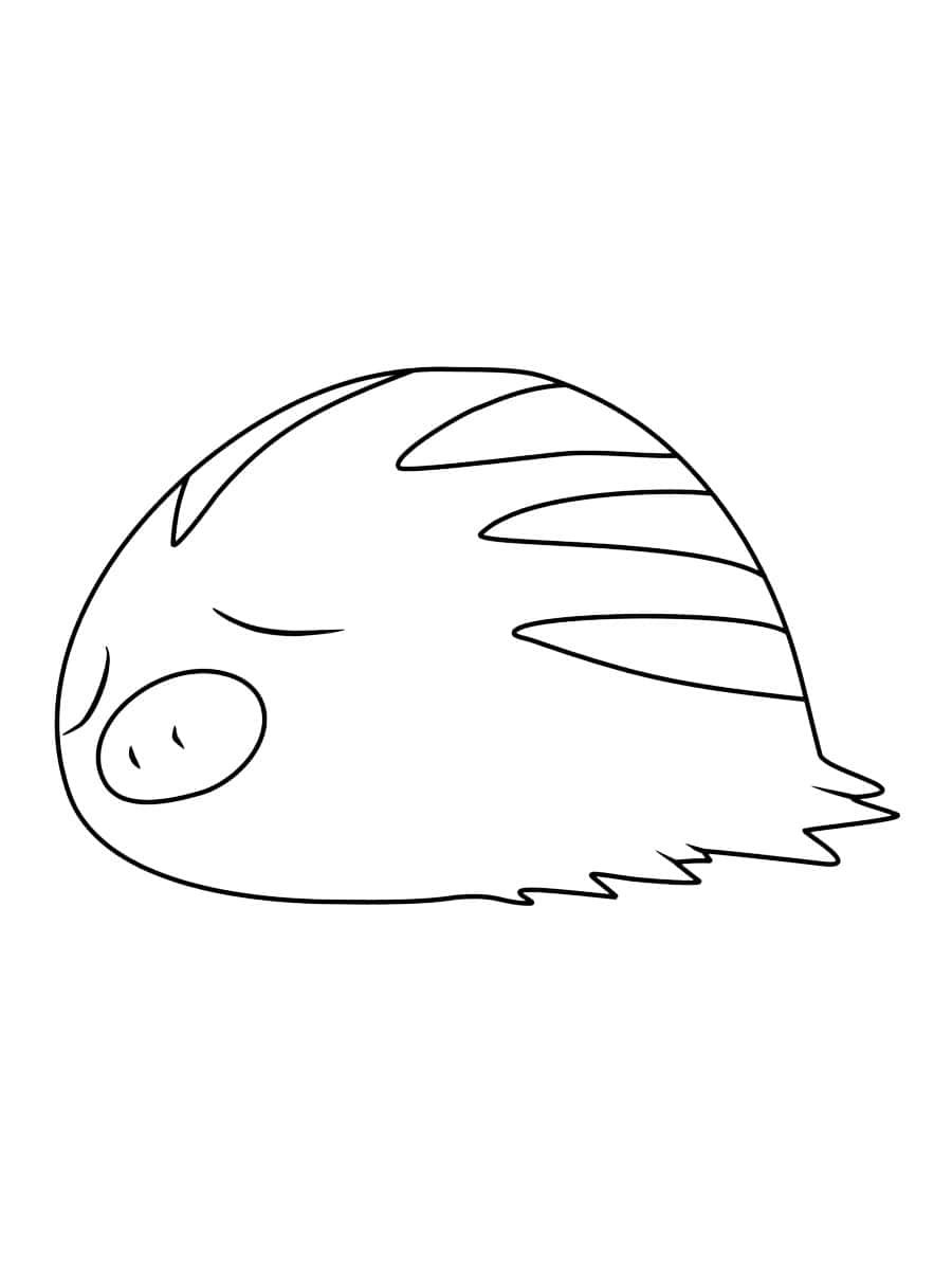 Swinub Coloring Page