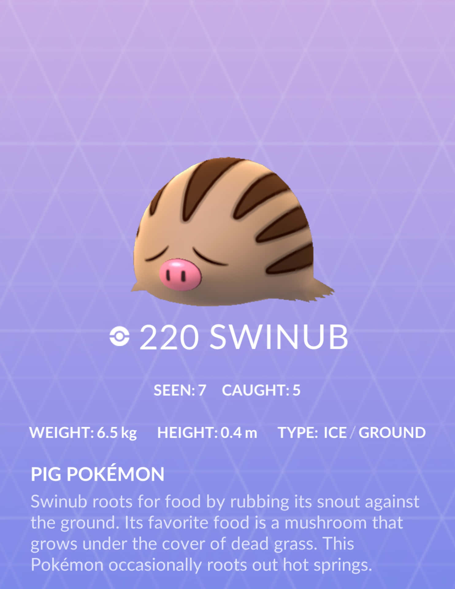 Swinub Stats Background