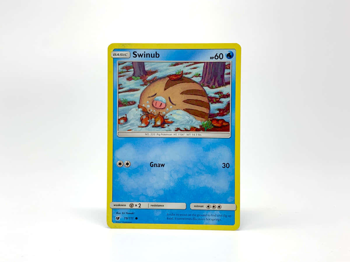 Swinub Tcg Card