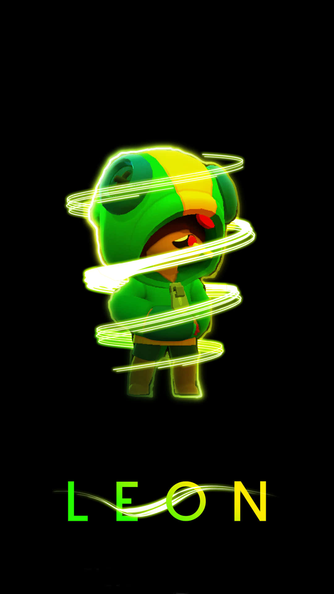 Swirled Leon Brawl Stars Background