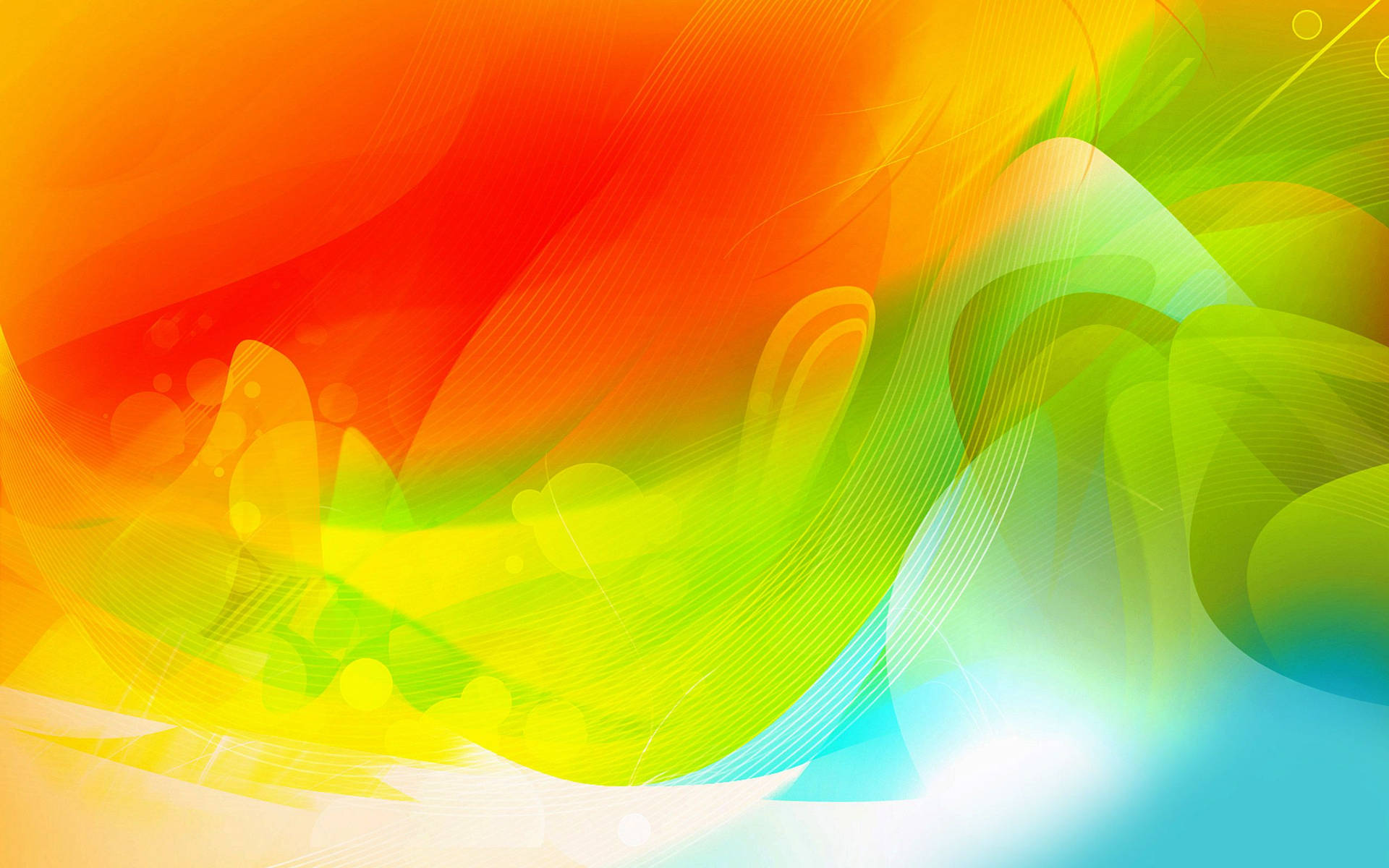 Swirling Bright Color Background
