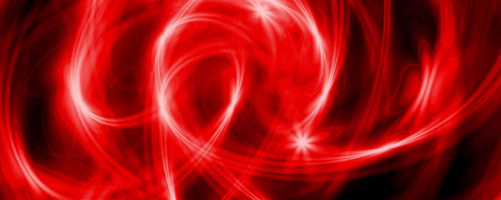 Swirling Neon Light Red Ultra Wide Hd