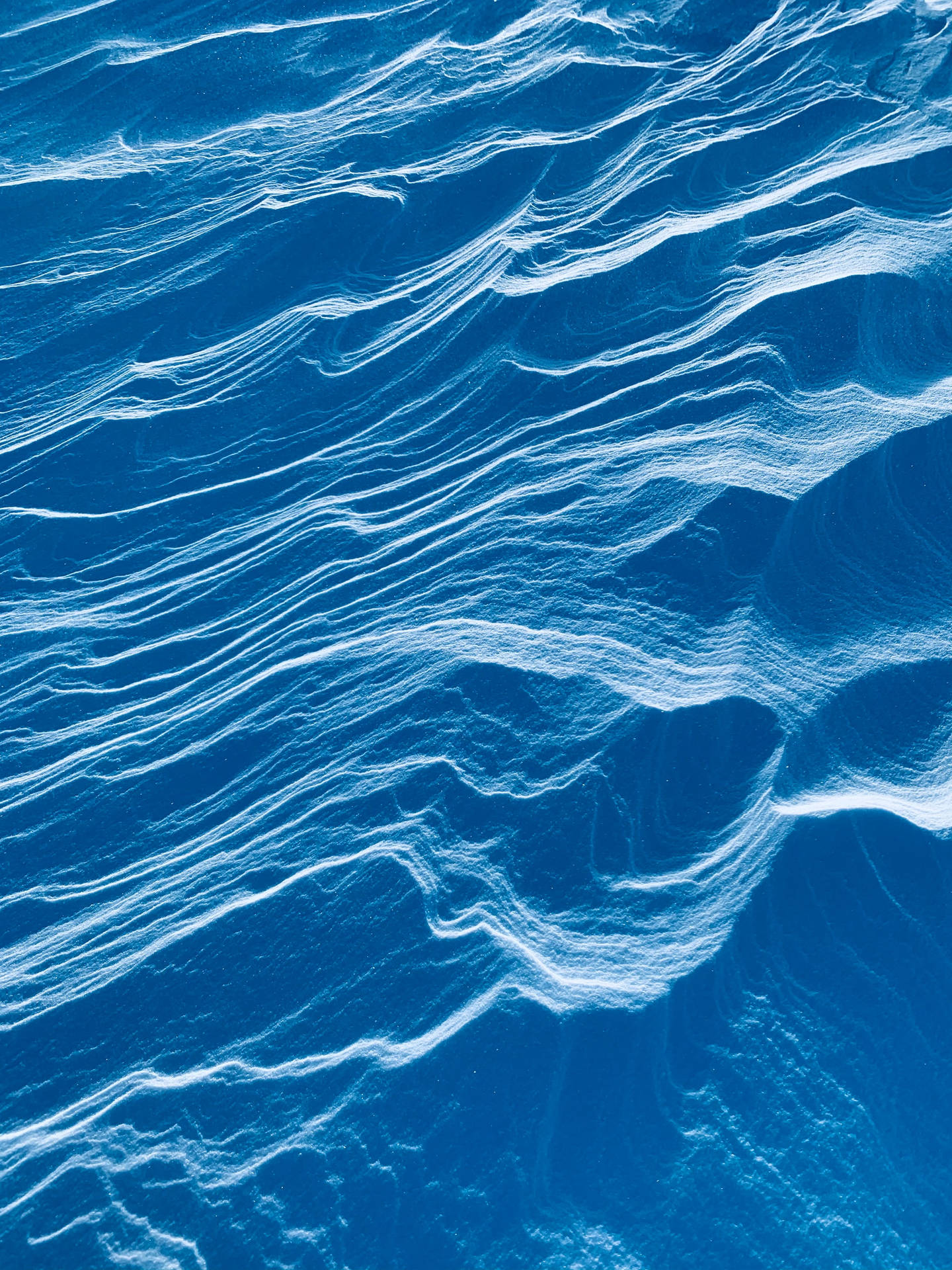 Swirly Ocean Blue Waves Background
