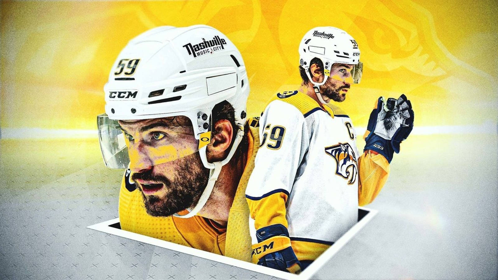 Swiss Captain Roman Josi Digital Art Background