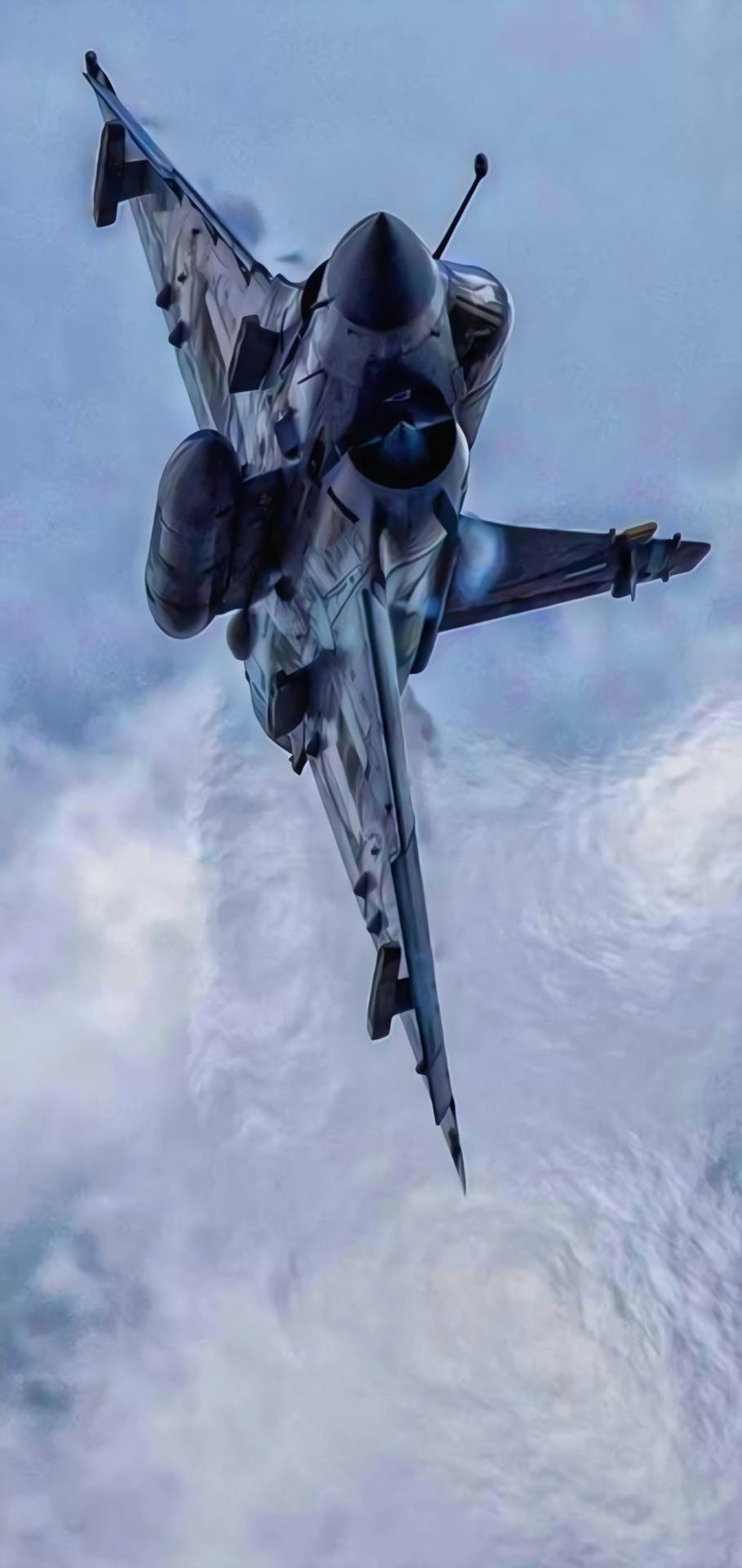 Swooping Fighter Plane Background