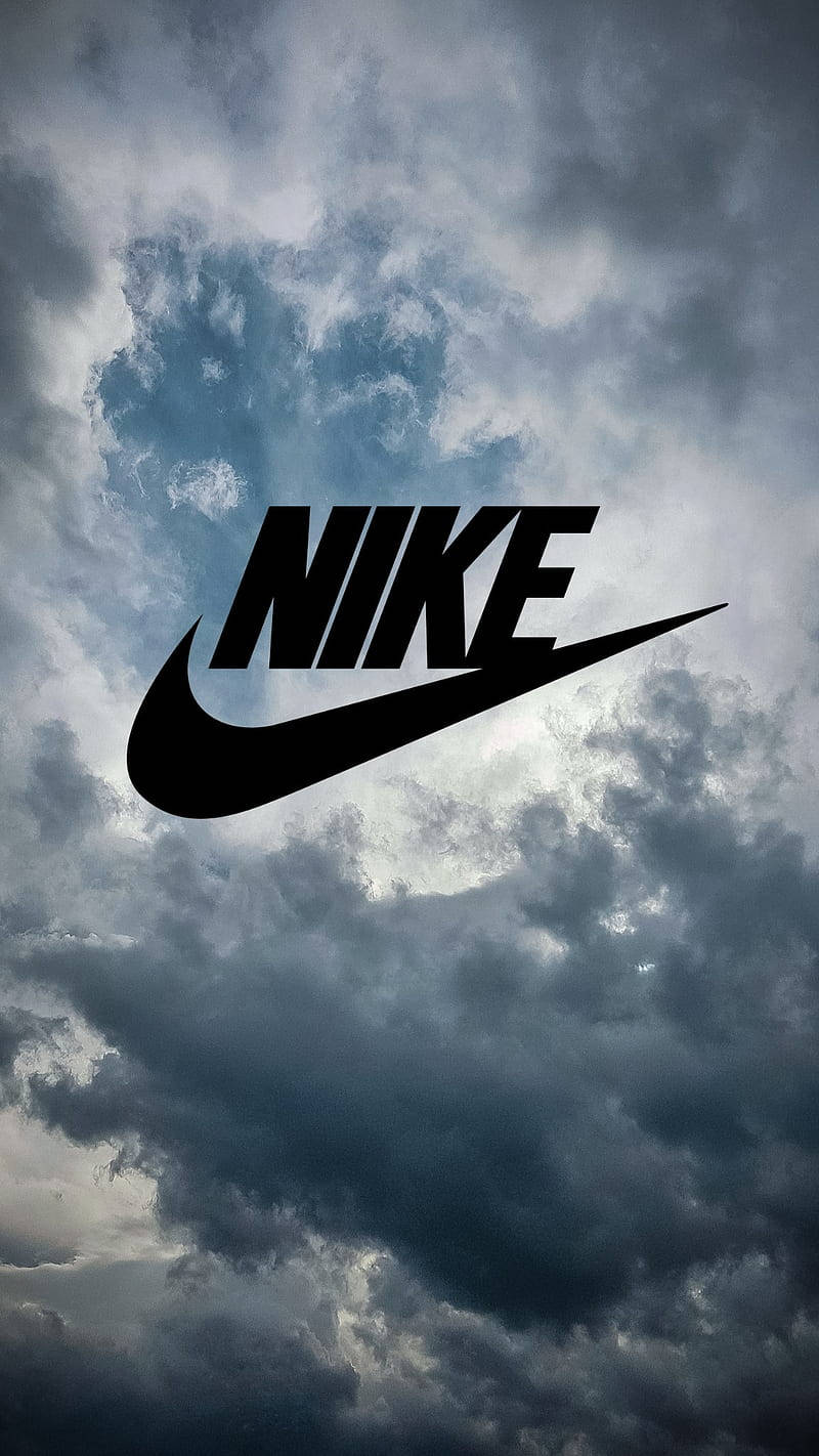 Swoosh Logo Of Nike Background