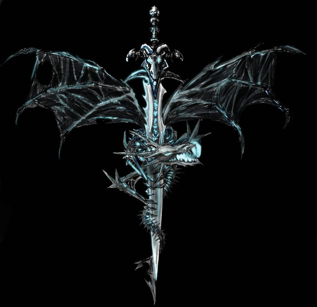 Sword With Dragon Graphic Background