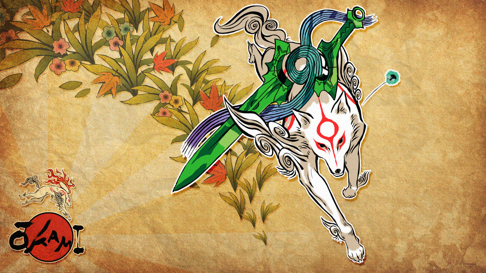 Sword Wolf Okami Hd Background