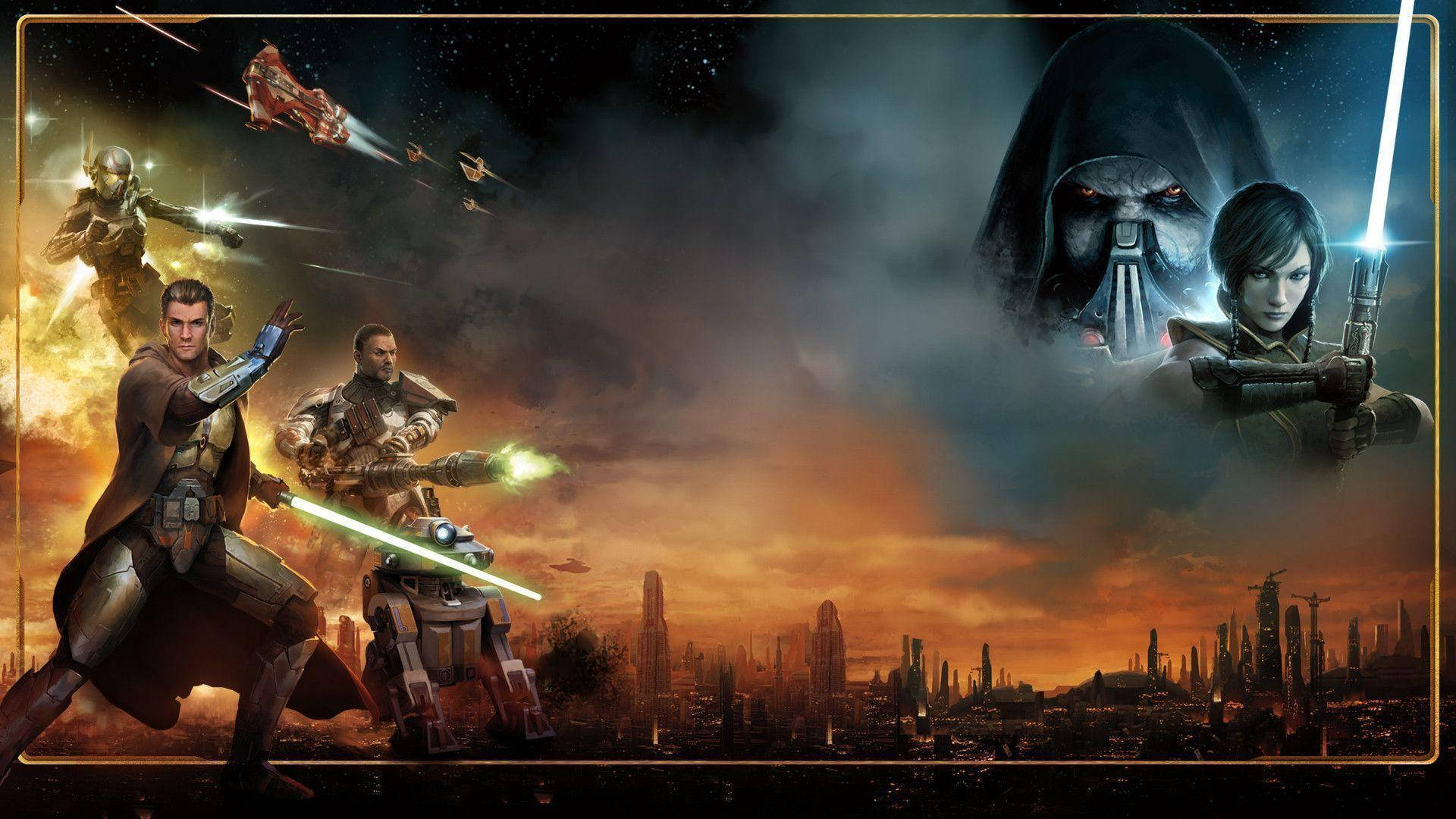 Swtor Sith And Jedi Poster Background