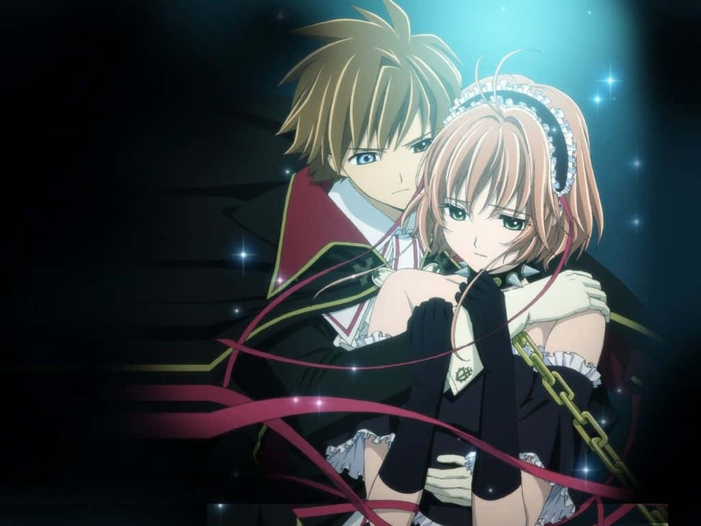 Syaoran And Sakura Hugging Romance Anime