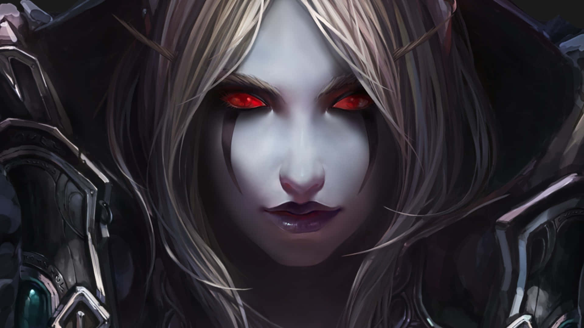 Sylvanas Windrunner Creepy Red Eyes