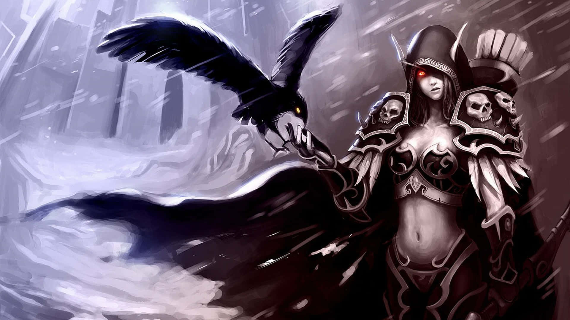 Sylvanas Windrunner Fanart Illustration Background