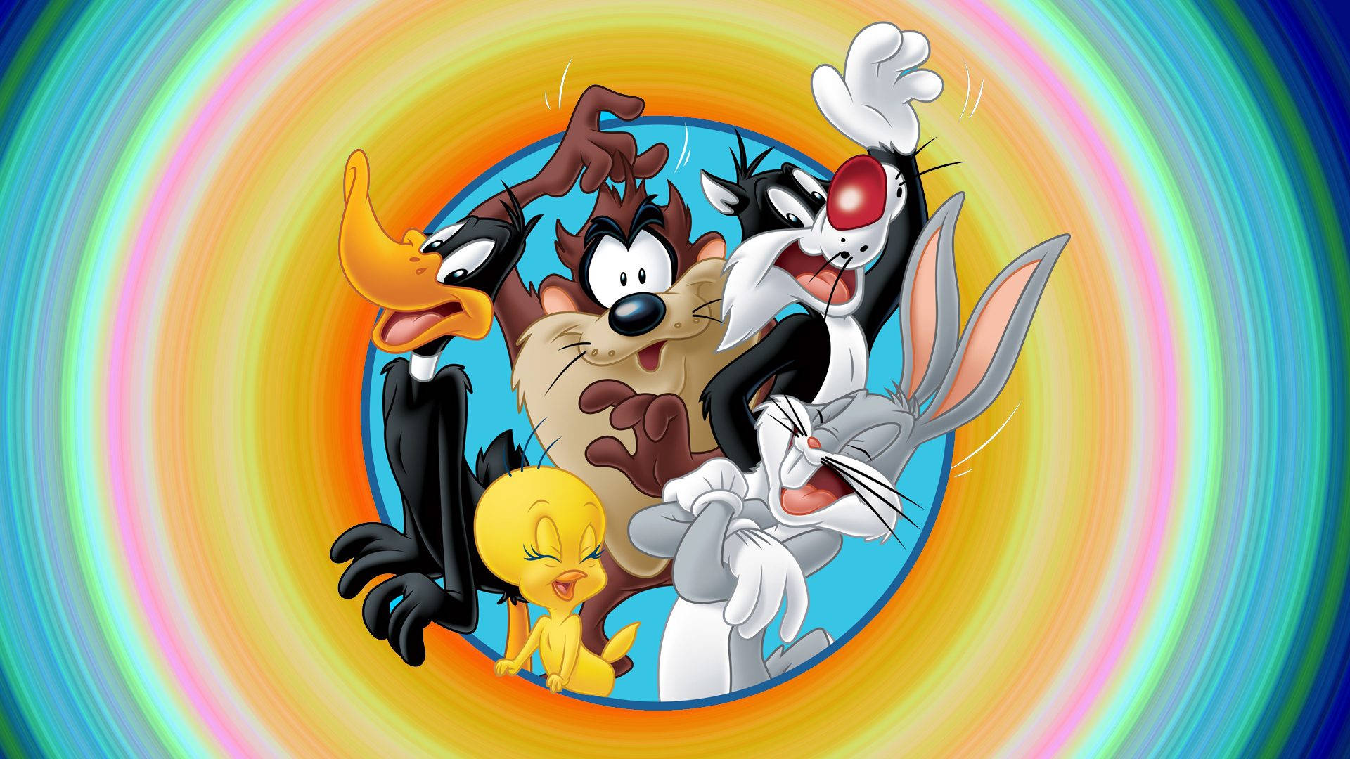 Sylvester And Looney Tunes Characters Background