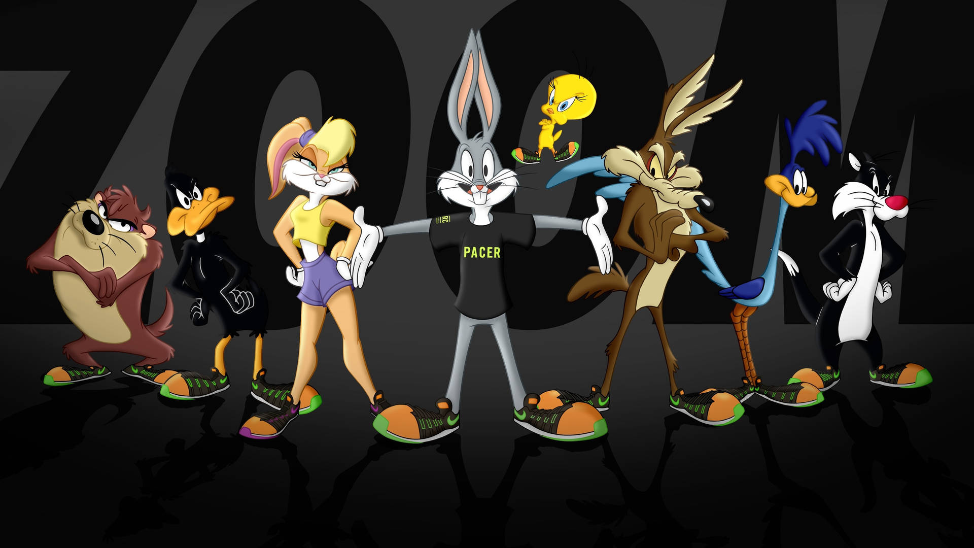 Sylvester And Looney Tunes Gang Background